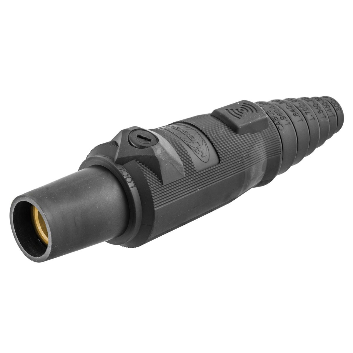 Product image for SINGLEPOLE, 400A FEMALE PLG, BLAC (MS90)