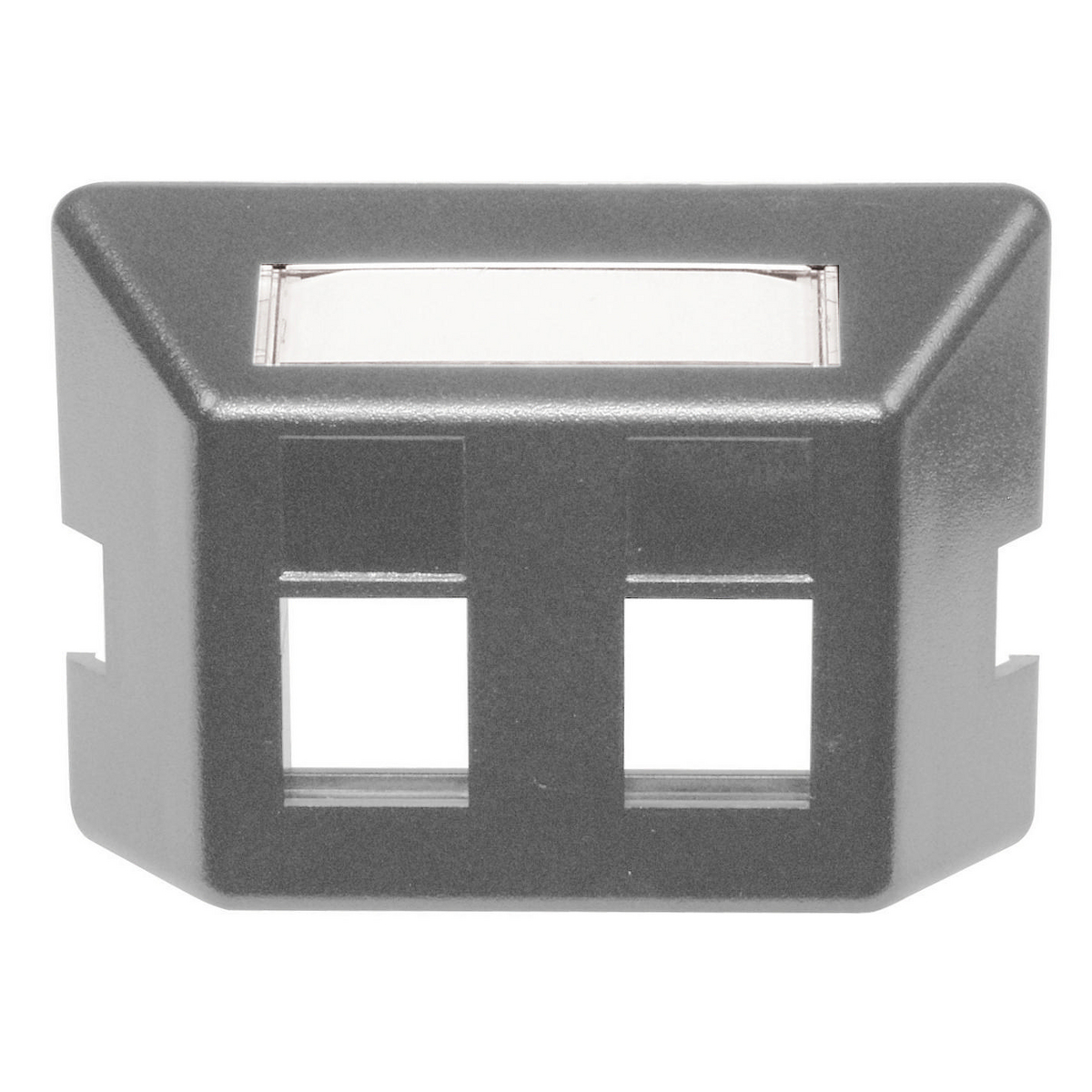 Product image for PLATE, FURNITURE, STD, 2PORT, GY