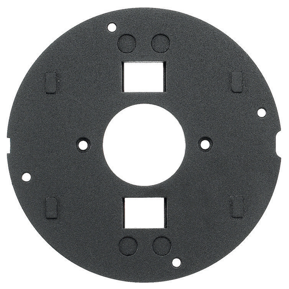 Product image for Sub-Plate single receptacle/2 data black