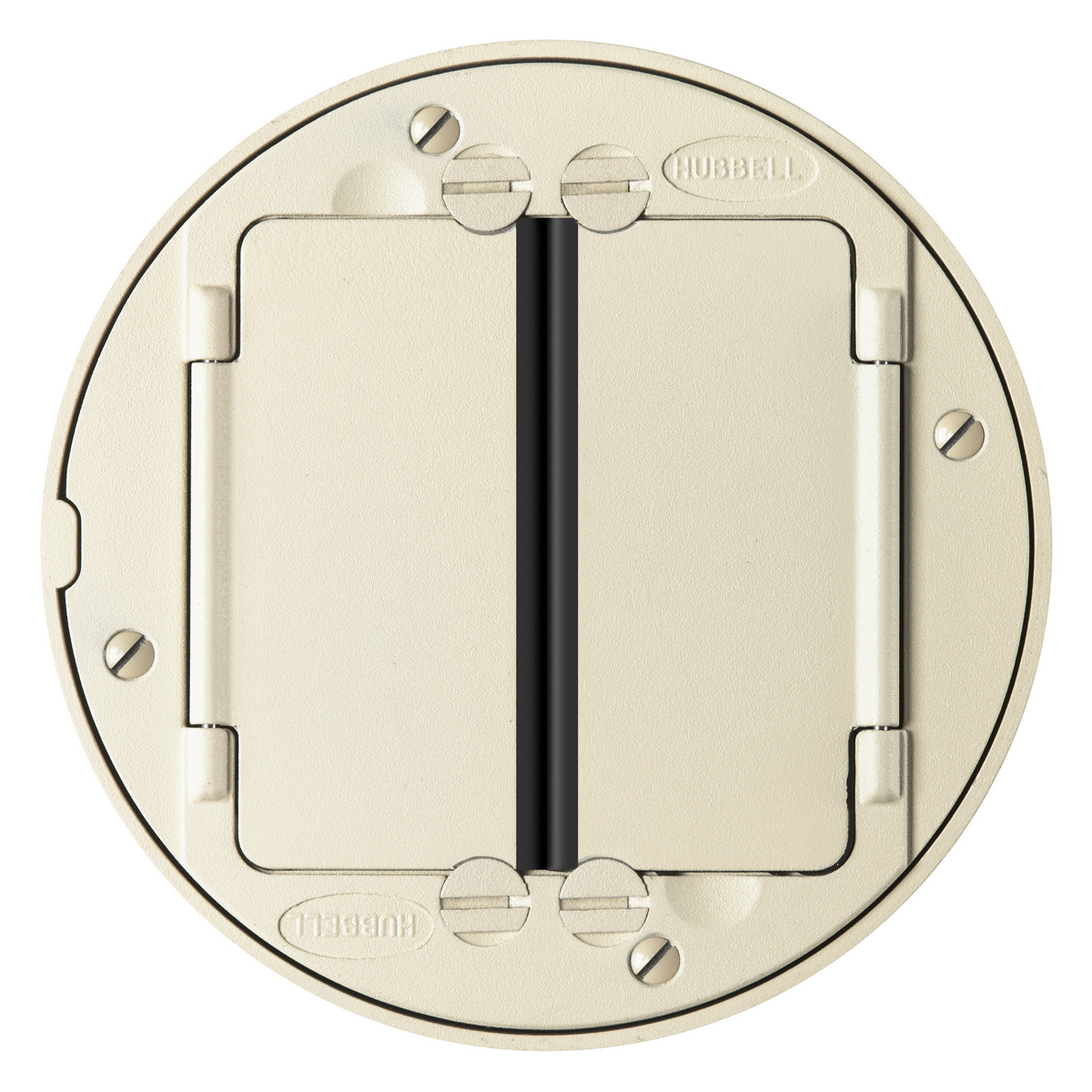 Product image for Cover universal carpet flange ivory 5.62in dia