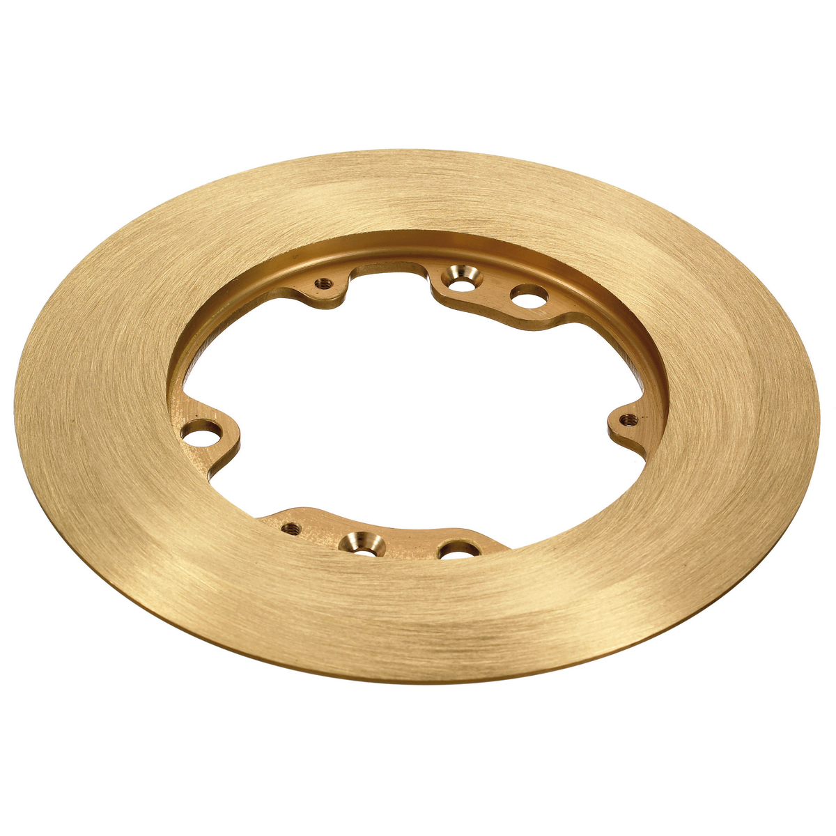 Product image for Flange carpet round brass 6.25"