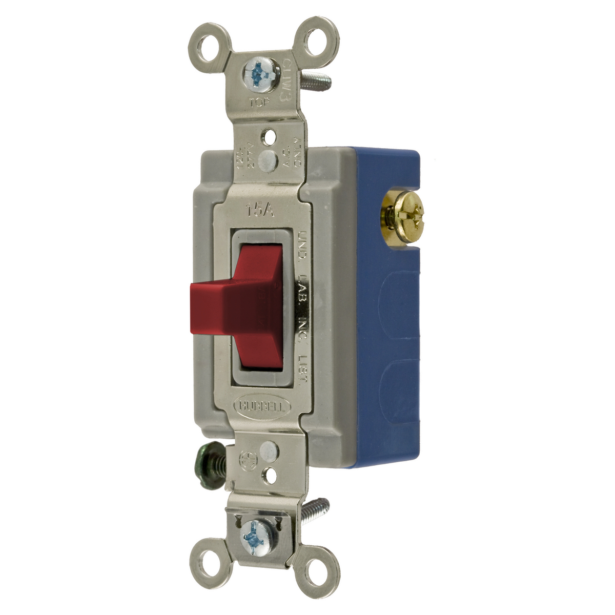 Product image for Switch toggle specification grade SPDT 15A 120/277V red