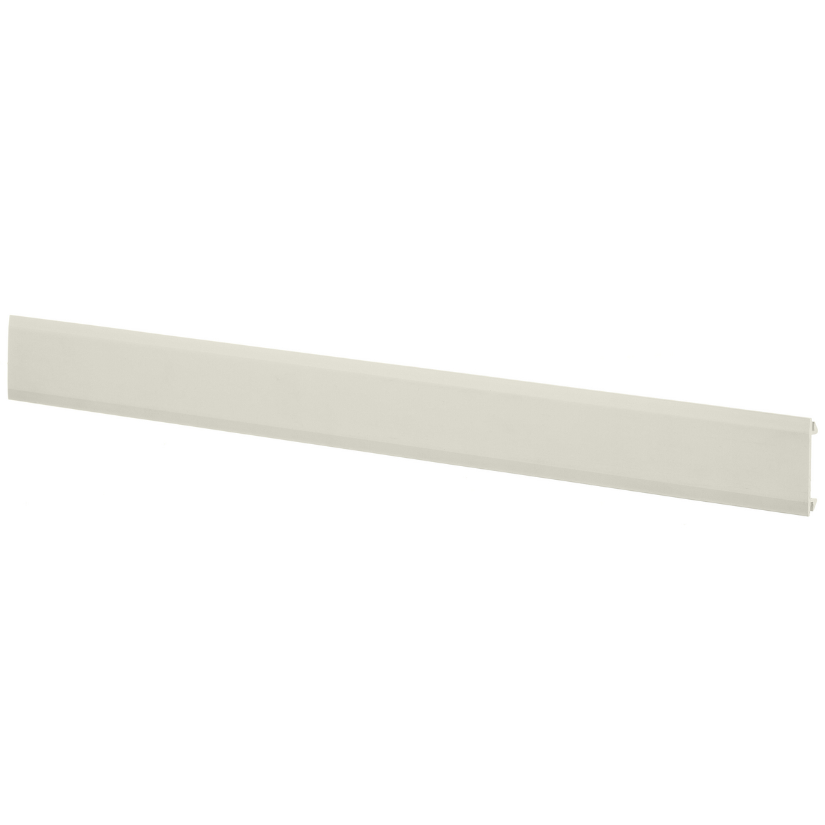Product image for Cover split 2-channel for PB2 BaseTrak office white 10'