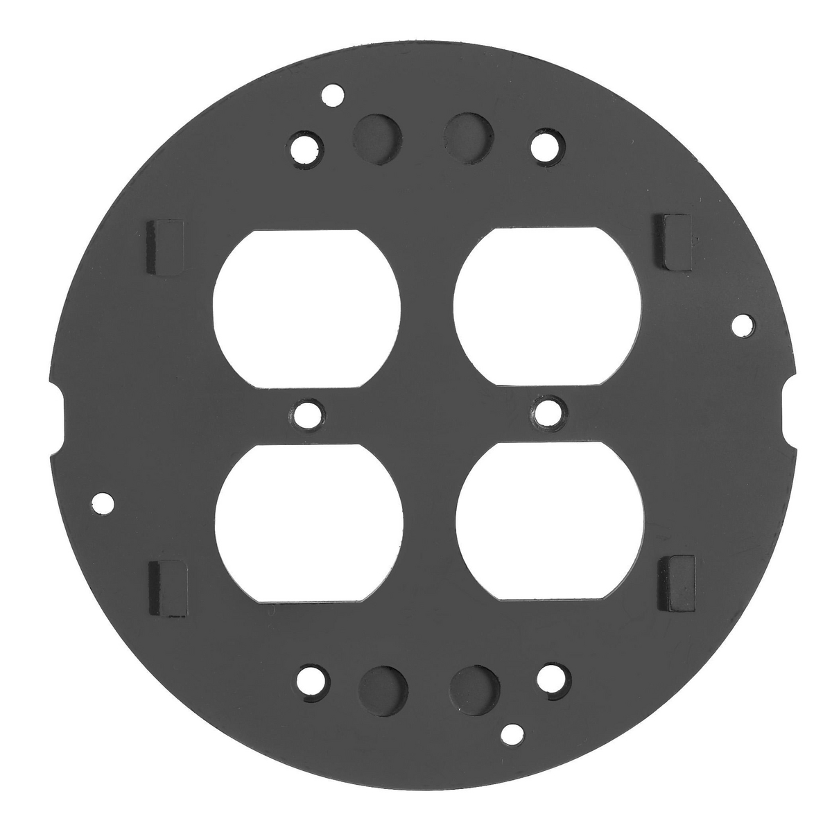 Product image for HUB S1SPDU SUB PLATE FOR FLOOR BOX 2 DUPLEX REC