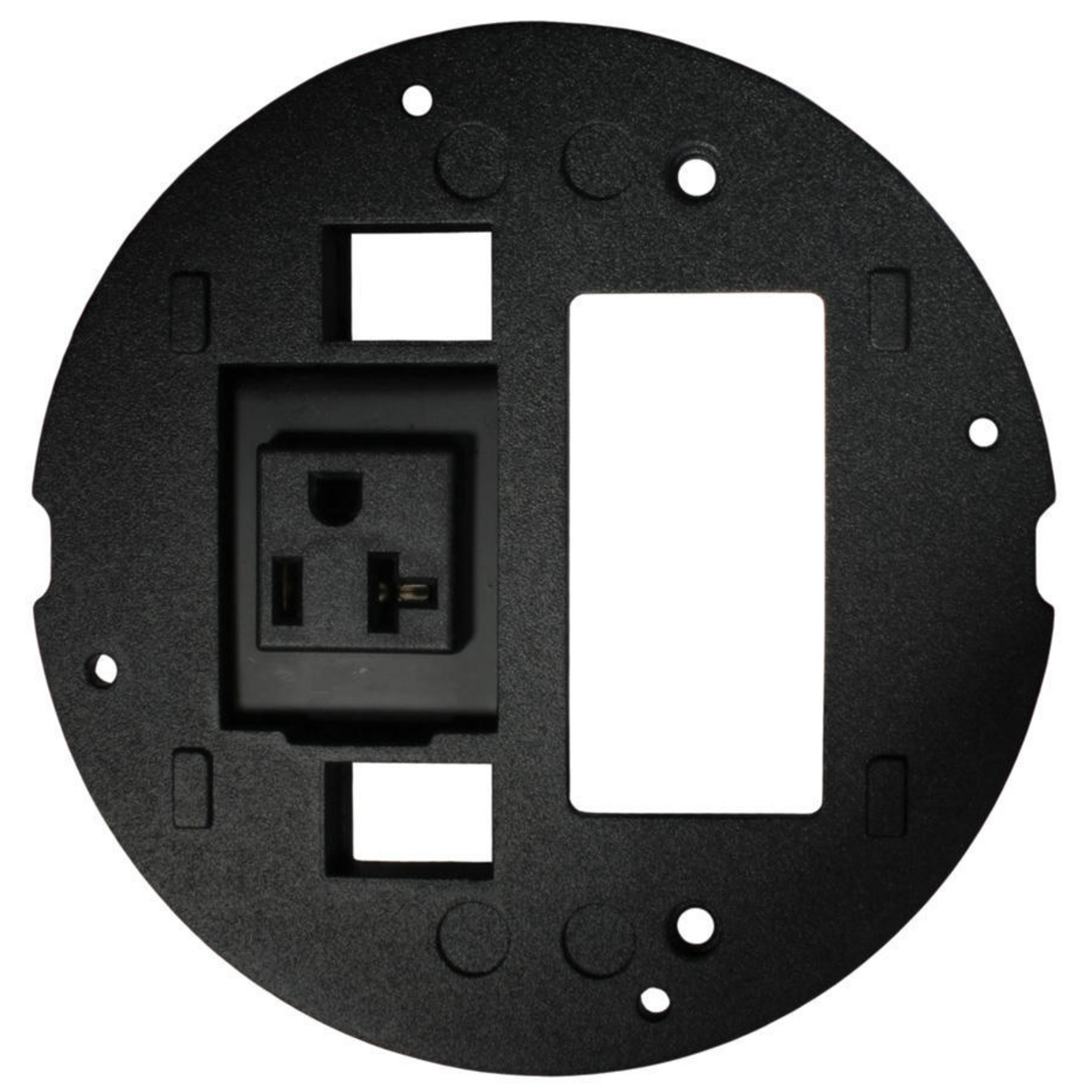 Product image for Sub-plate 1-decorator 2-keystone openings 20A 125V