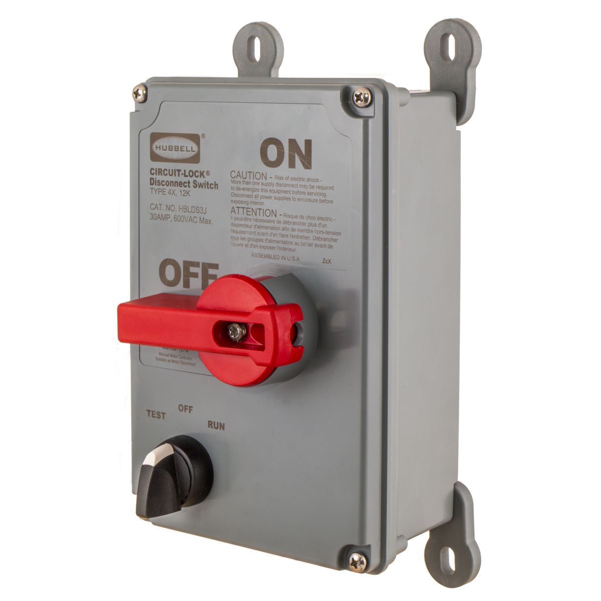 Product image for DISCONNECT, 30A UNFUSED, 4X, W/ J (MS90)