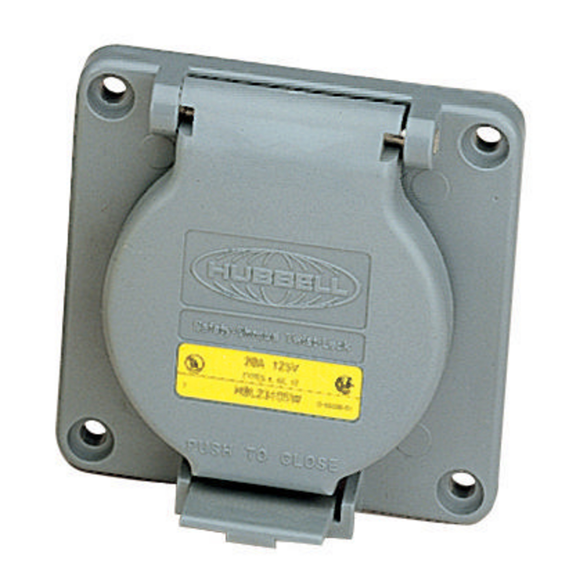 Product image for Plug inlet 50A 125/250V+door WP for Spider II box