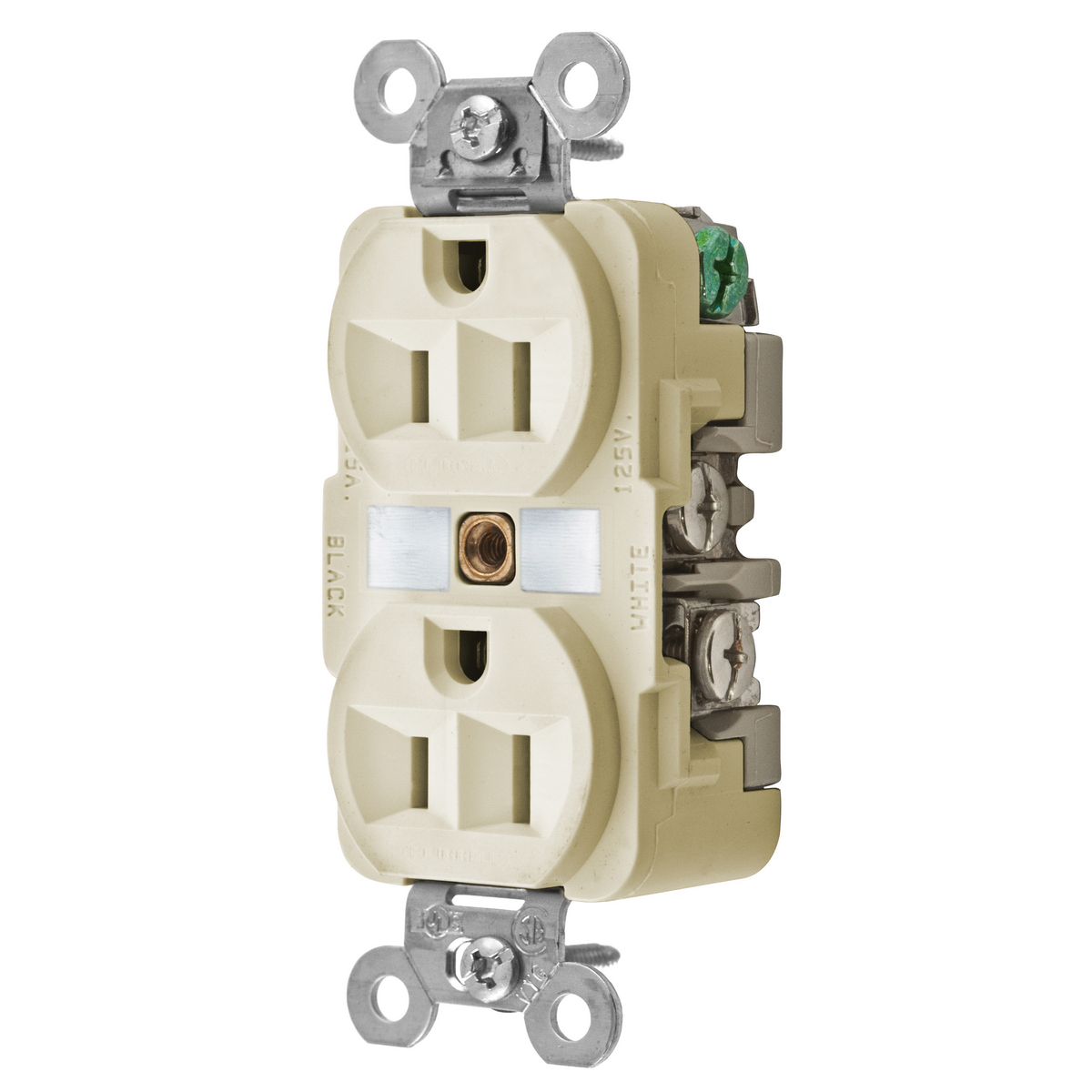 Product image for Receptacle 5-15R EHD ugr duplex 2P 15A 125V ivo