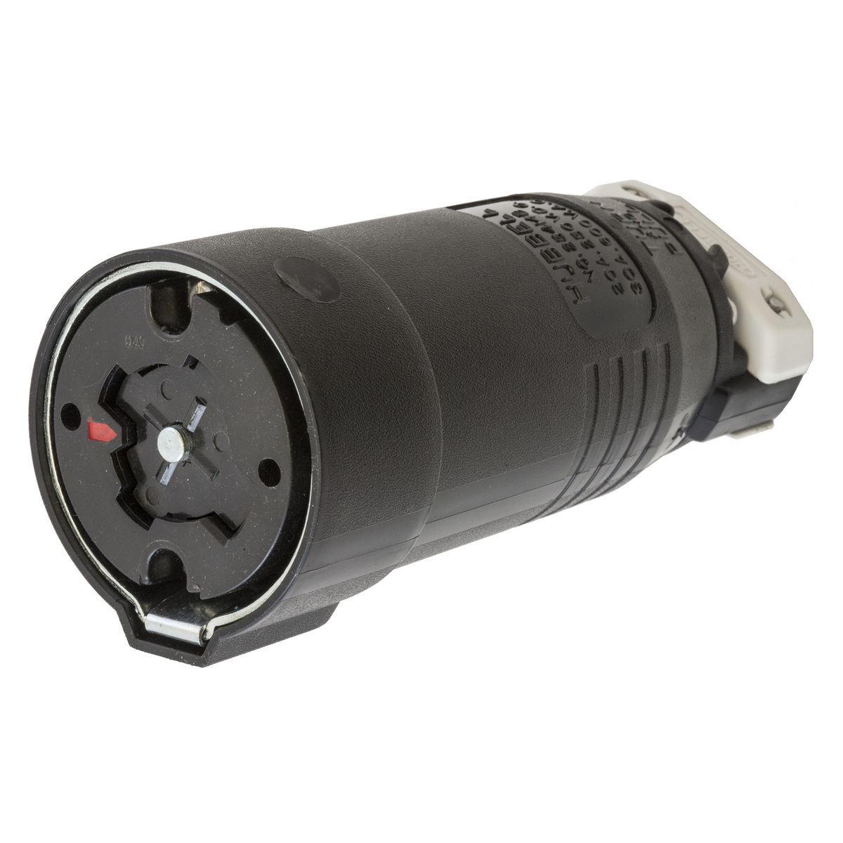 Product image for Connector HBL lock fem cable 4P 30A 600V black