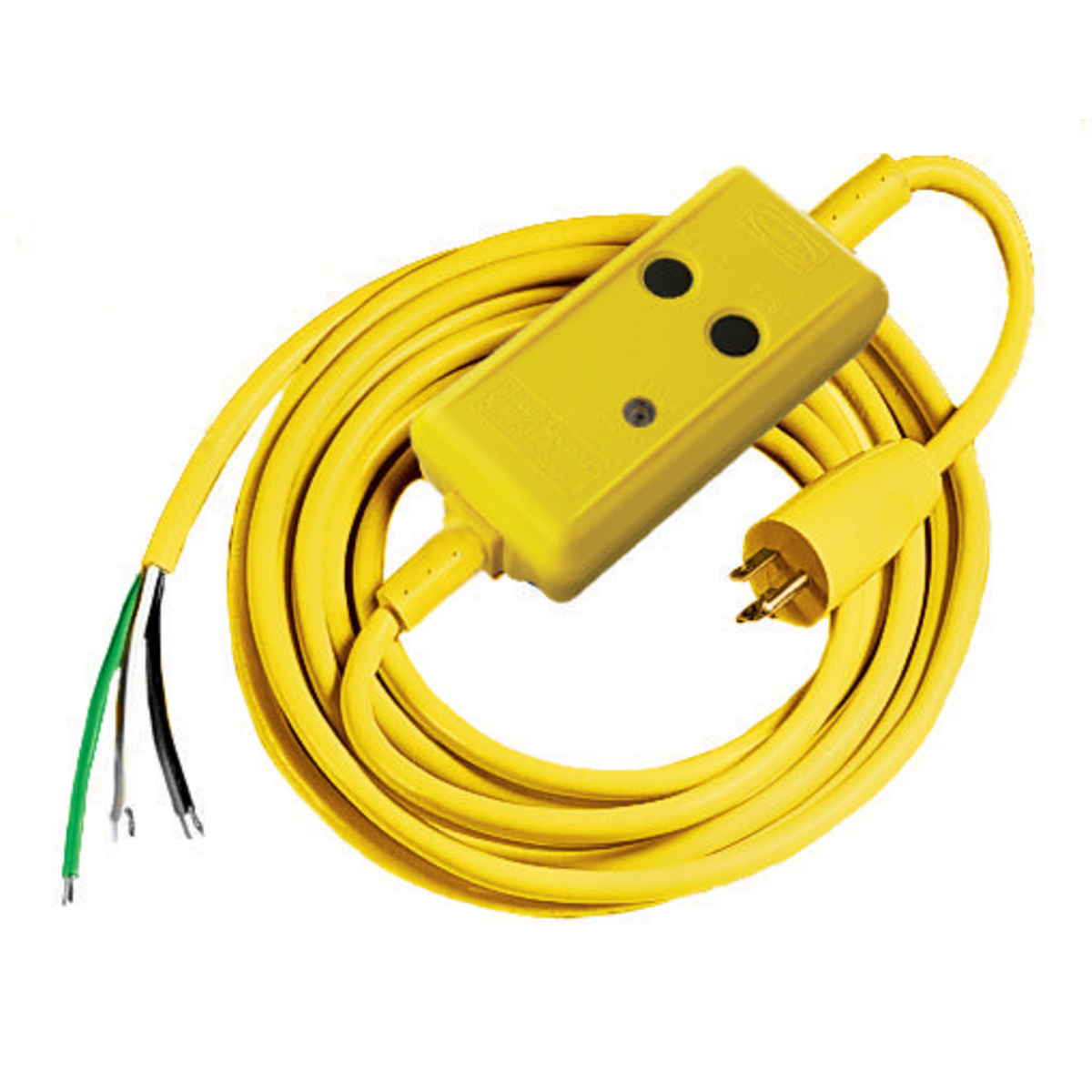 Product image for Cord GFCI 120V AC 15A w/stripped leads automatic 15'