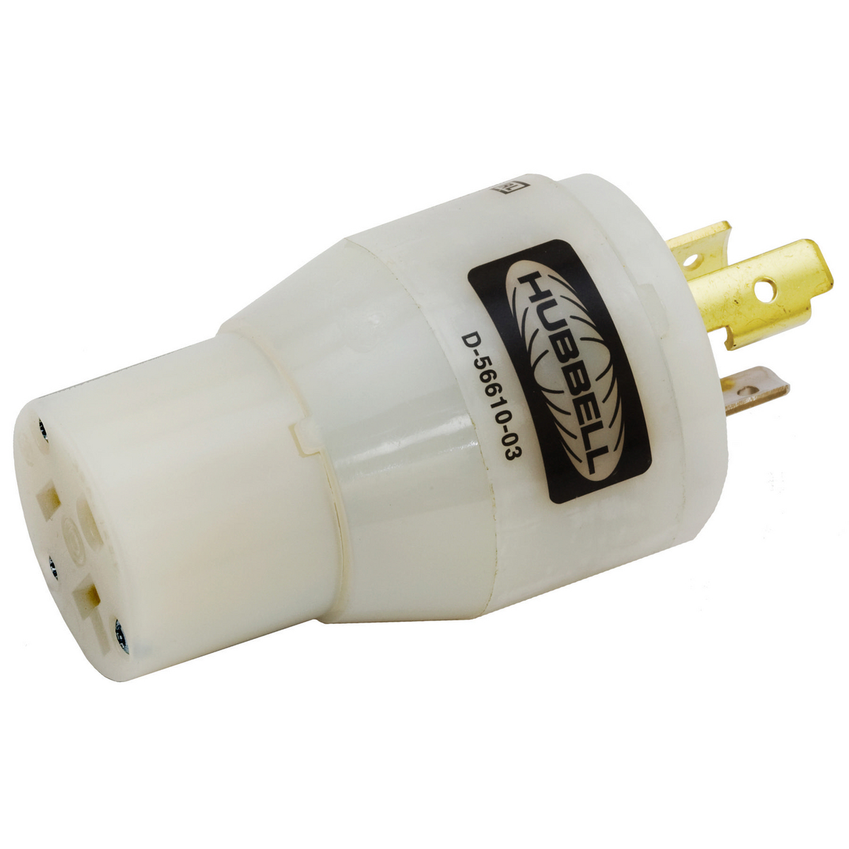 Product image for Adaptor convenience 15A 125V male-blade 20A female-slot