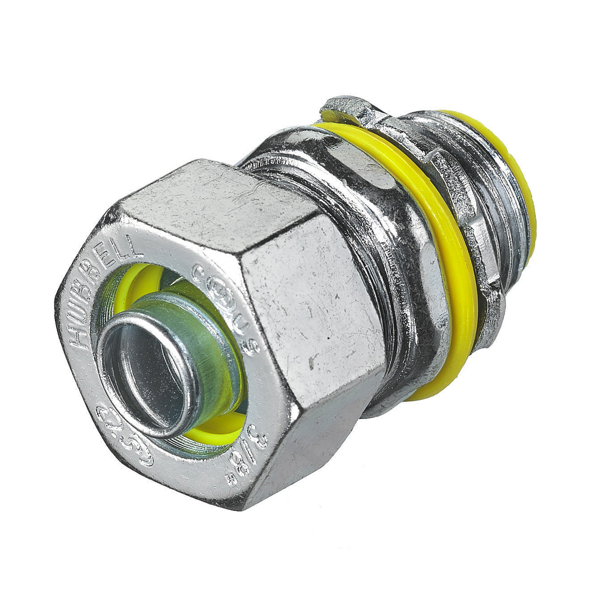 Product image for Connector straight male insulated 3/8"