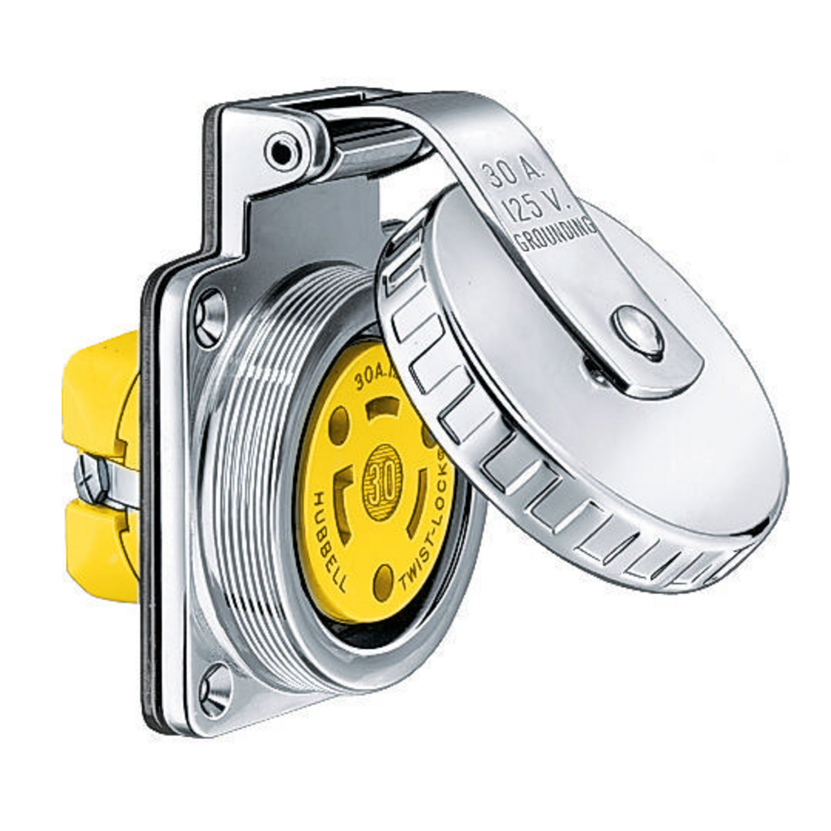 Product image for Outlet power shore 2-pole 30A 125V metallic
