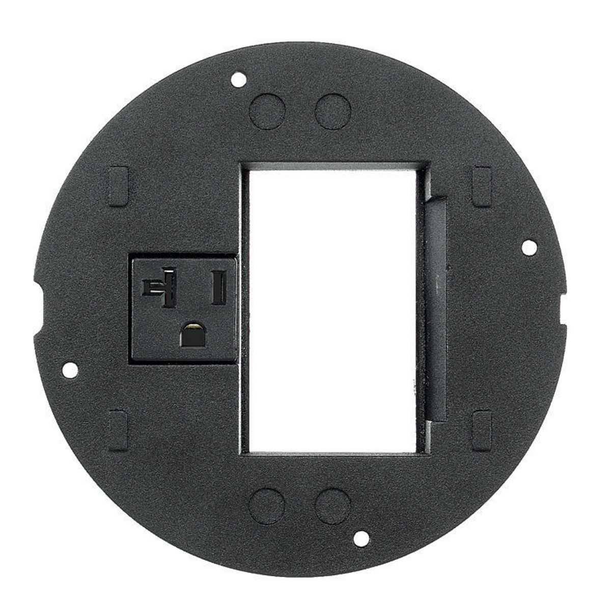 Product image for Sub-Plate cast aluminium blk for data, voice, AV