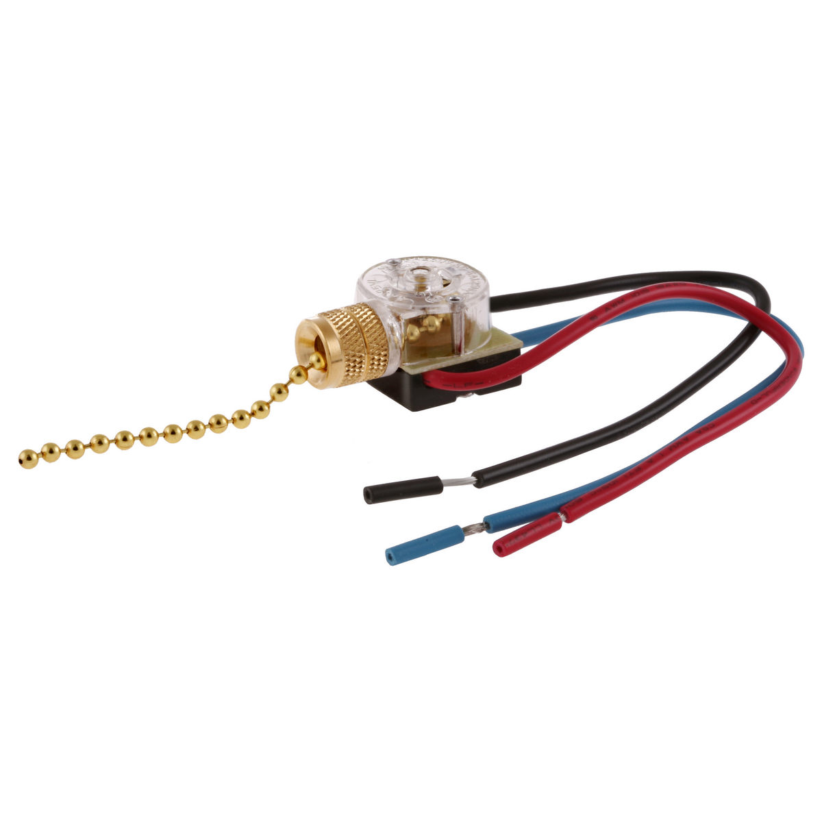 Product image for PULL CHAIN 2 CIRC 6A 125V L1/L2/L1+L2/