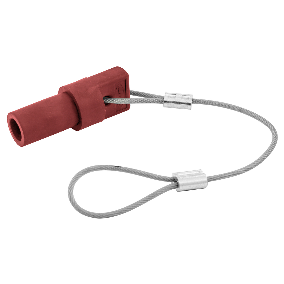 Product image for SINGLE POLE SER 15 MALE CAP, RED