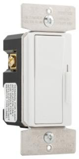 Product image for DIM DECO SP/3W 300W LED/CFL/INC PSET WH