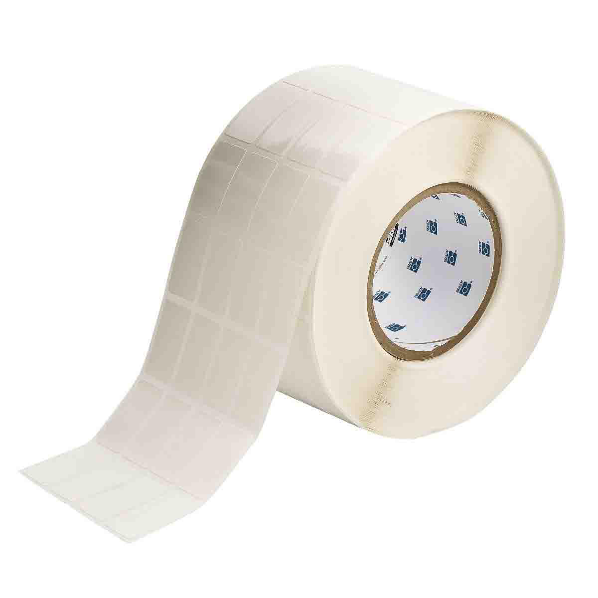 Product image for CleanLift Repositionable Vinyl Cloth labels, 1.437" H x 0.8" W, Roll of 5000 Labels, Quantity Per Row 4