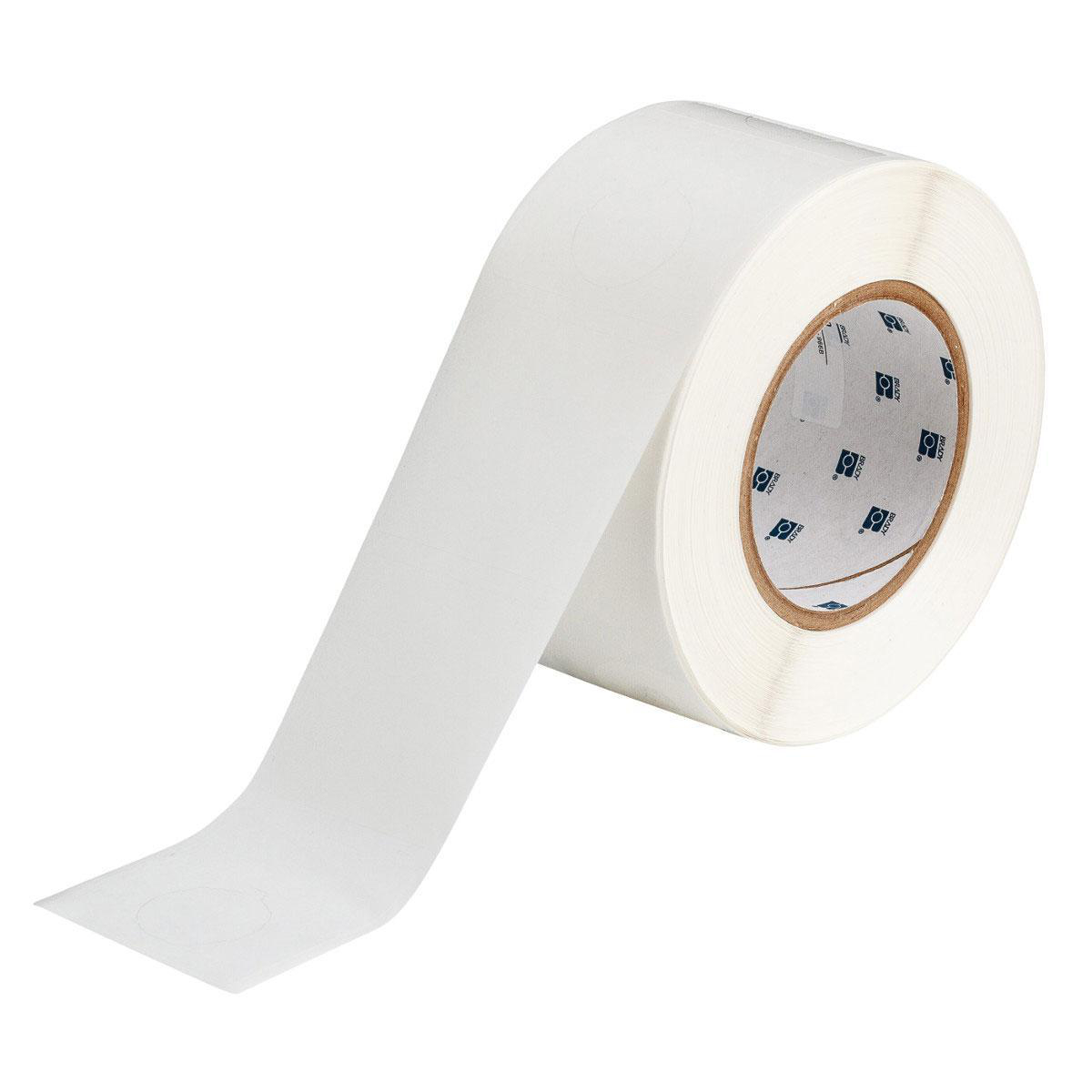 Product image for WorkHorse Series Clear Polyester Overlaminate Labels, 2.4" H x 2.4" W, Roll of 1000 Labels
