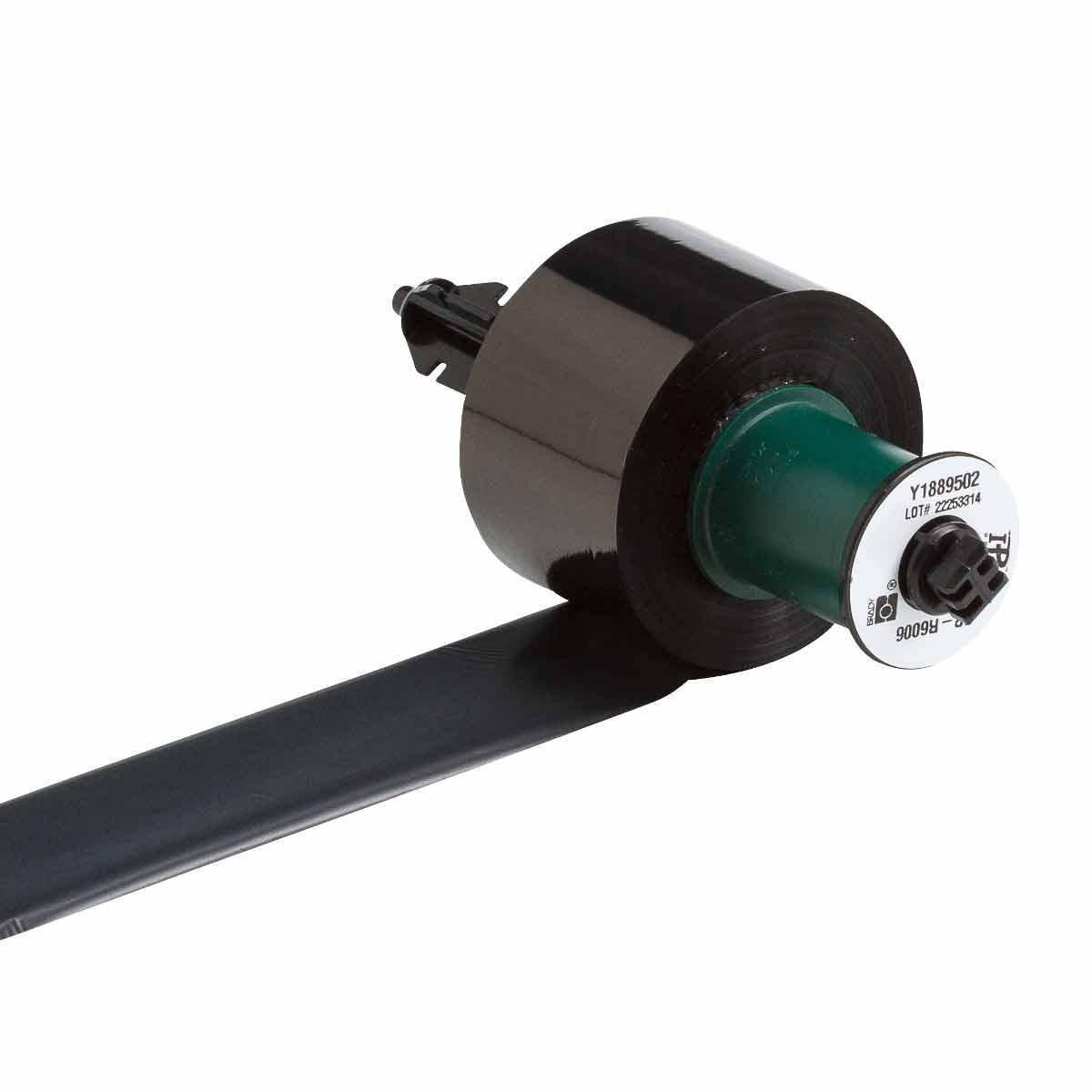 Product image for Brady IP Series R6000 Printer Ribbon, Roll of 984', Black, 1.57" W