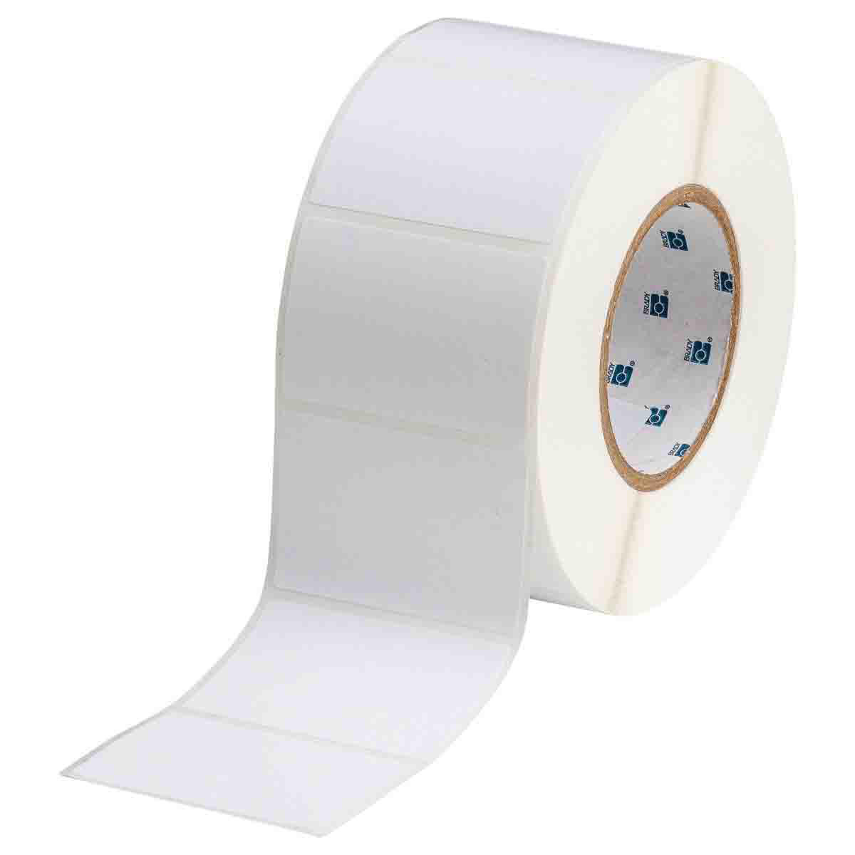 Product image for Nylon Cloth Labels, 2" H x 3.0" W, Pack of 1000 Labels, Silver