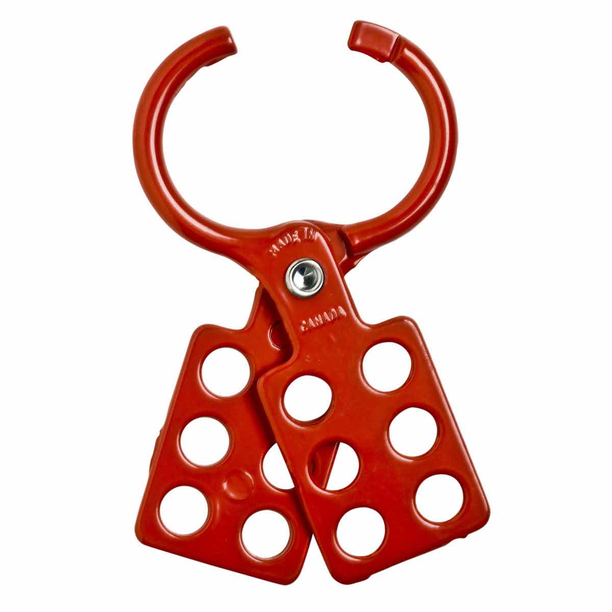 Product image for Aluminum Economy Group Lockout Hasp, 1.5" Diameter Jaws