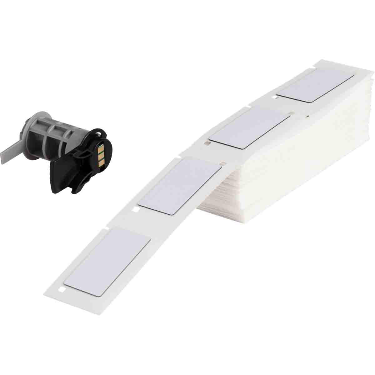 Product image for BMP61 M611 TLS 2200 Foam Backed Raised Panel Labels Box of 100 Labels, 2" H x 1" W, White