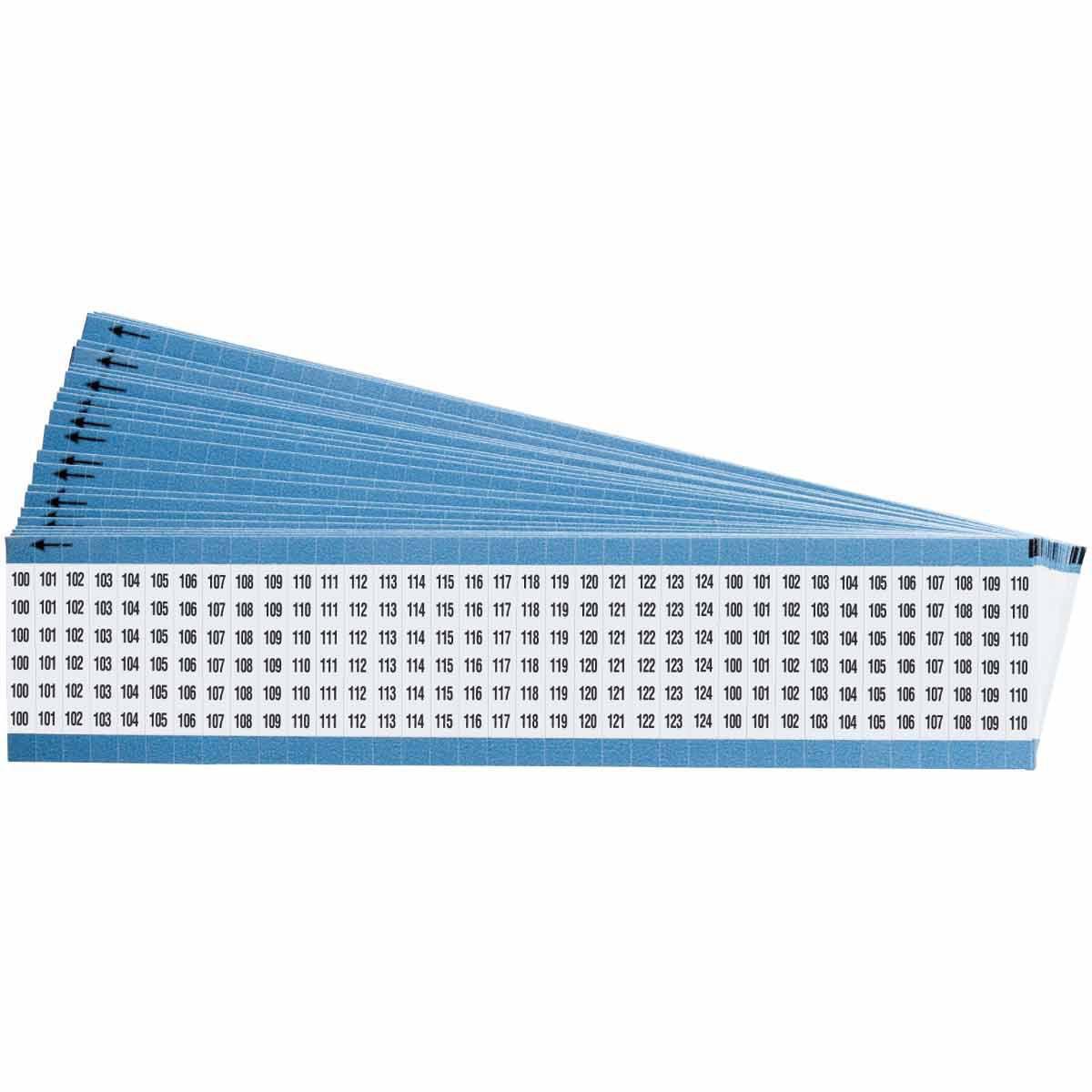Product image for Wire Markers - Low-Profile Vinyl-Coated Polyester, Legend 100 to 124