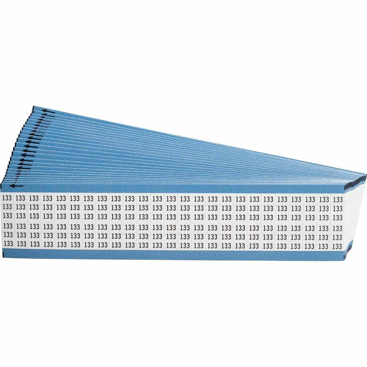 Product image for Marker wire card legend-1-33 vinyl cloth white