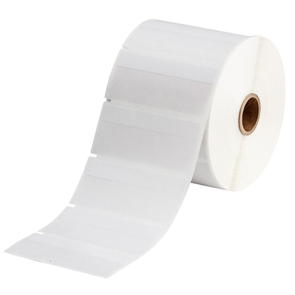 Product image for 1" Core Series Self-Laminating Vinyl Wire and Cable Labels, 1.437" H x 0.8" W