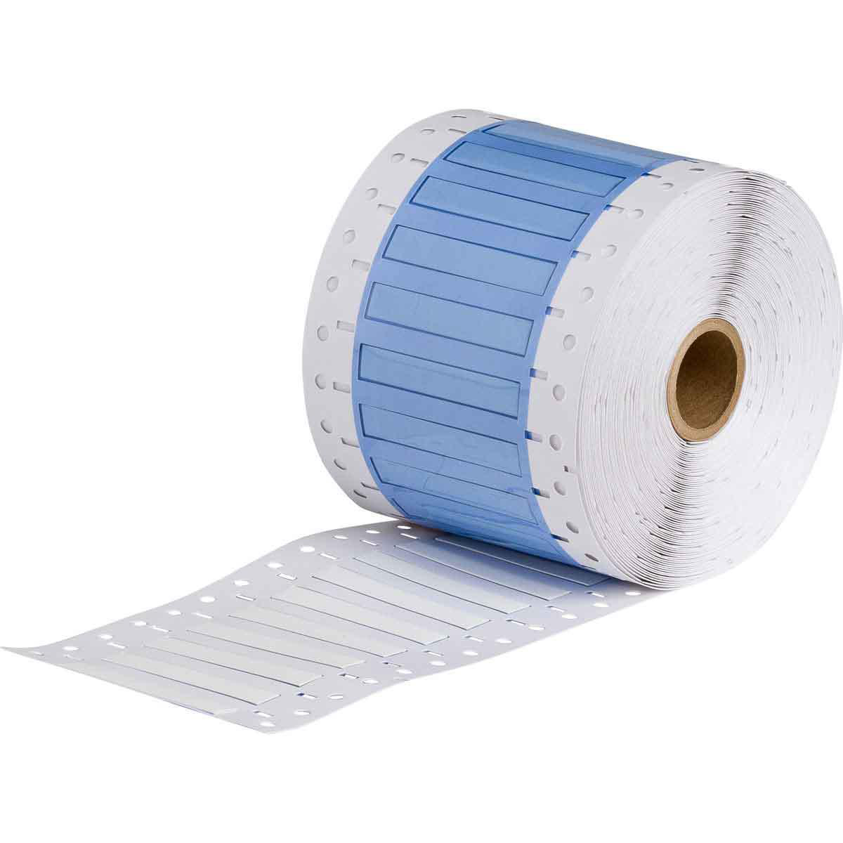 Product image for 1" Core PermaSleeve Polyolefin Wire Marking Sleeves, 0.187" Dia x 1" W