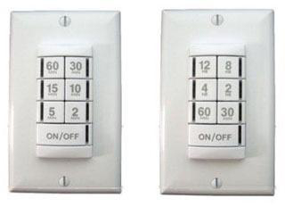 Product image for PRESET TIMER SWITCH, 60 MINUTE MAX, 347V