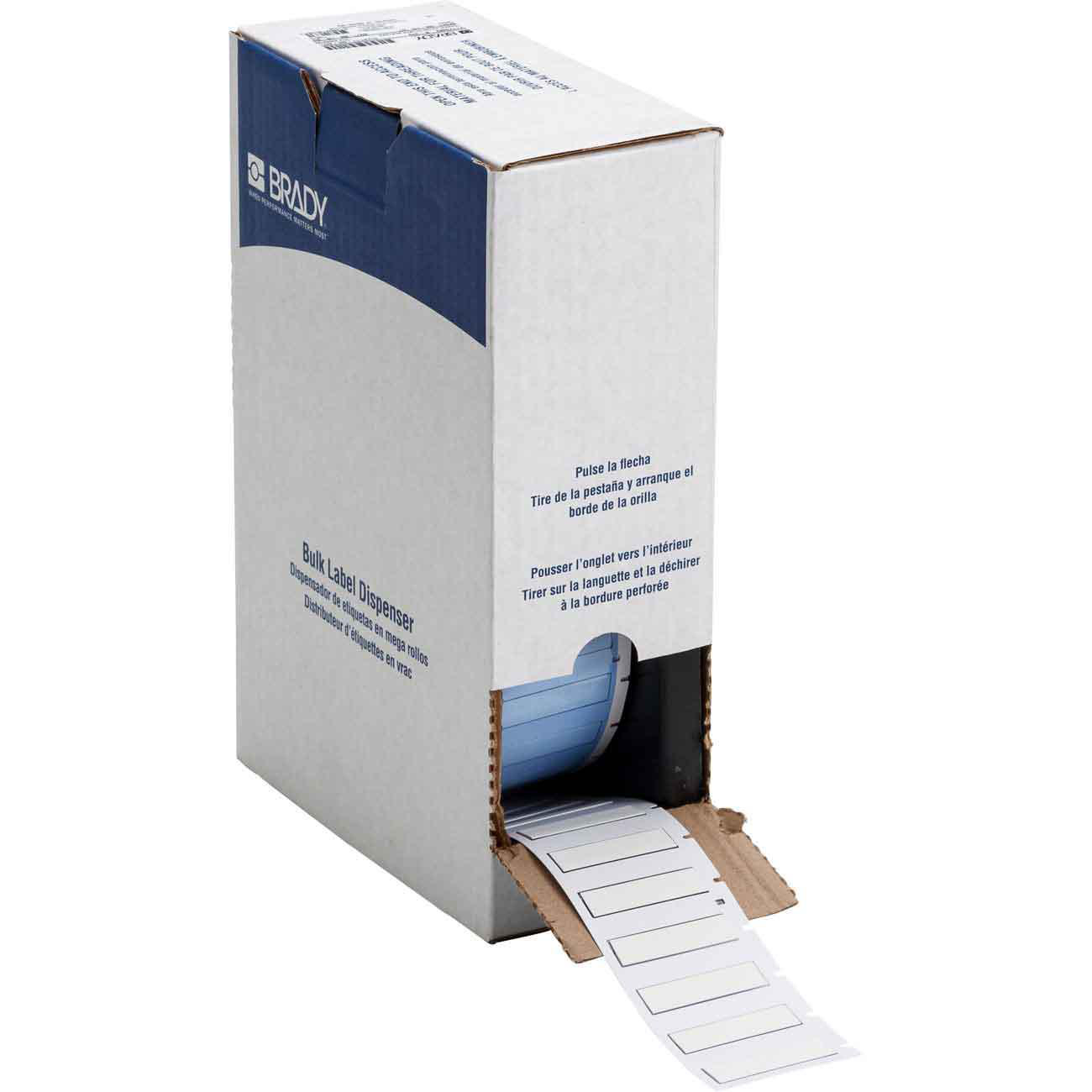 BRADY BM71-250-175-342 LABEL 1.765" X 0.439" MBULK B342 1000/ROLL WHITE