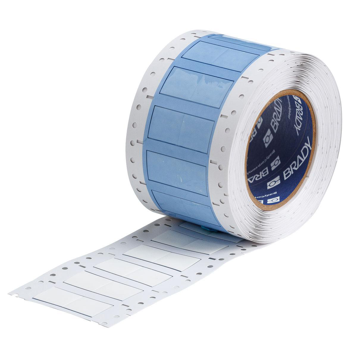Product image for PermaSleeve Polyolefin Wire Marking Sleeves, White, 0.5" Dia x 1" W, Roll of 1000 Each