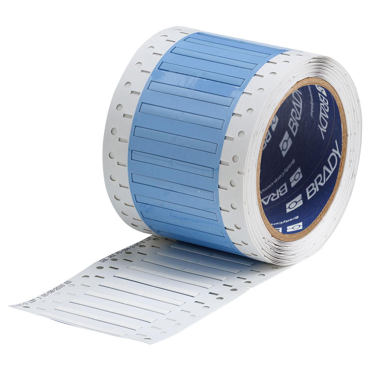 Product image for PermaSleeve Polyolefin Wire Marking Sleeves, White, 0.094" Dia x 1" W, Roll of 5000 Each