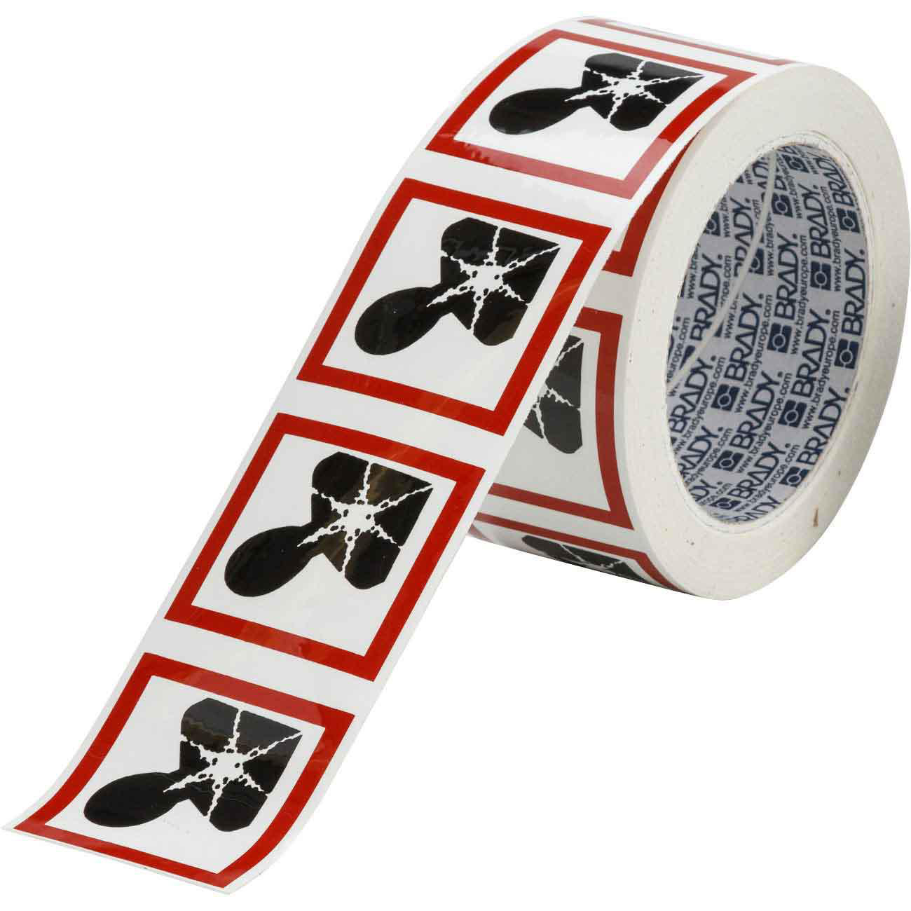 Product image for GHS Health Danger Picto Label, 2" H x 2" W x .035" D
