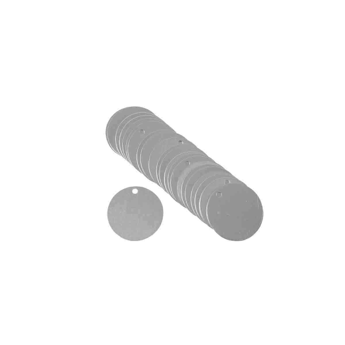 Product image for Tag value blank aluminium natural 1-1/2in dia
