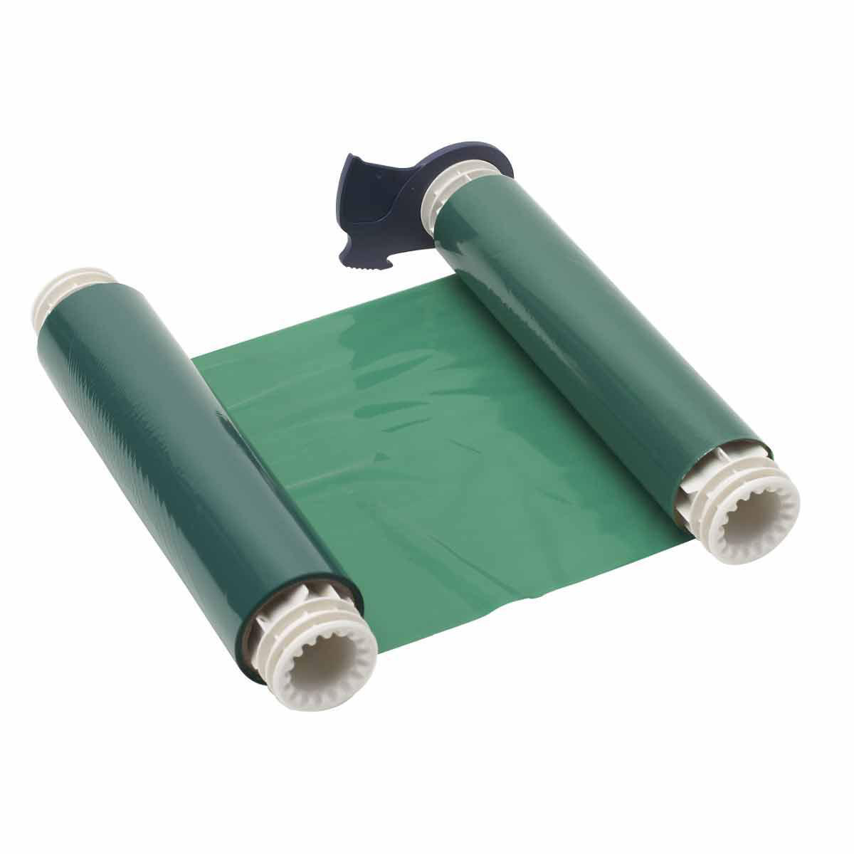 Product image for BBP85 Series R10000 Printer Ribbon, Roll of 200', Green, 6.25" W