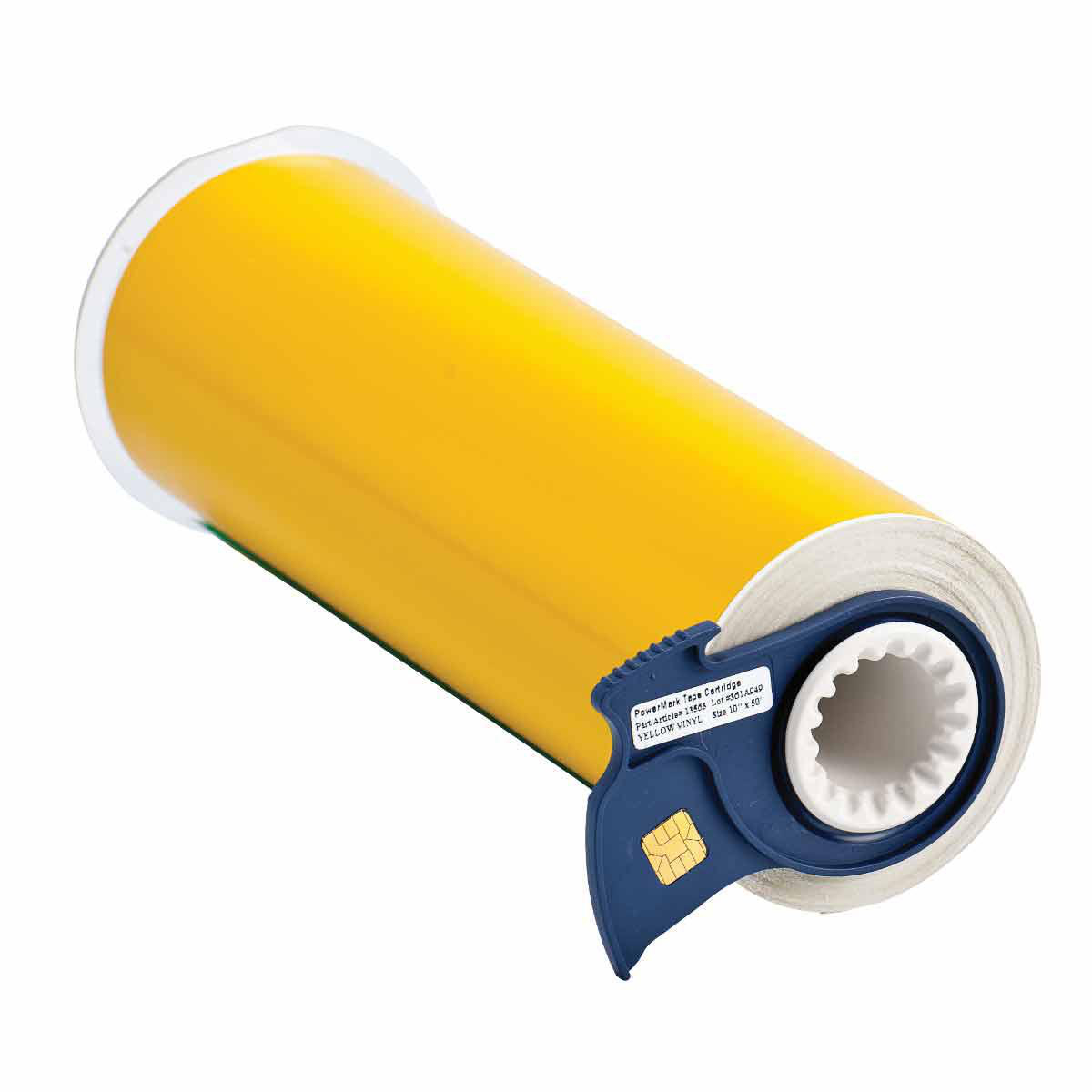 Product image for BBP85 Series Indoor-Outdoor Vinyl Labels, 10" W x 50' L, Yellow