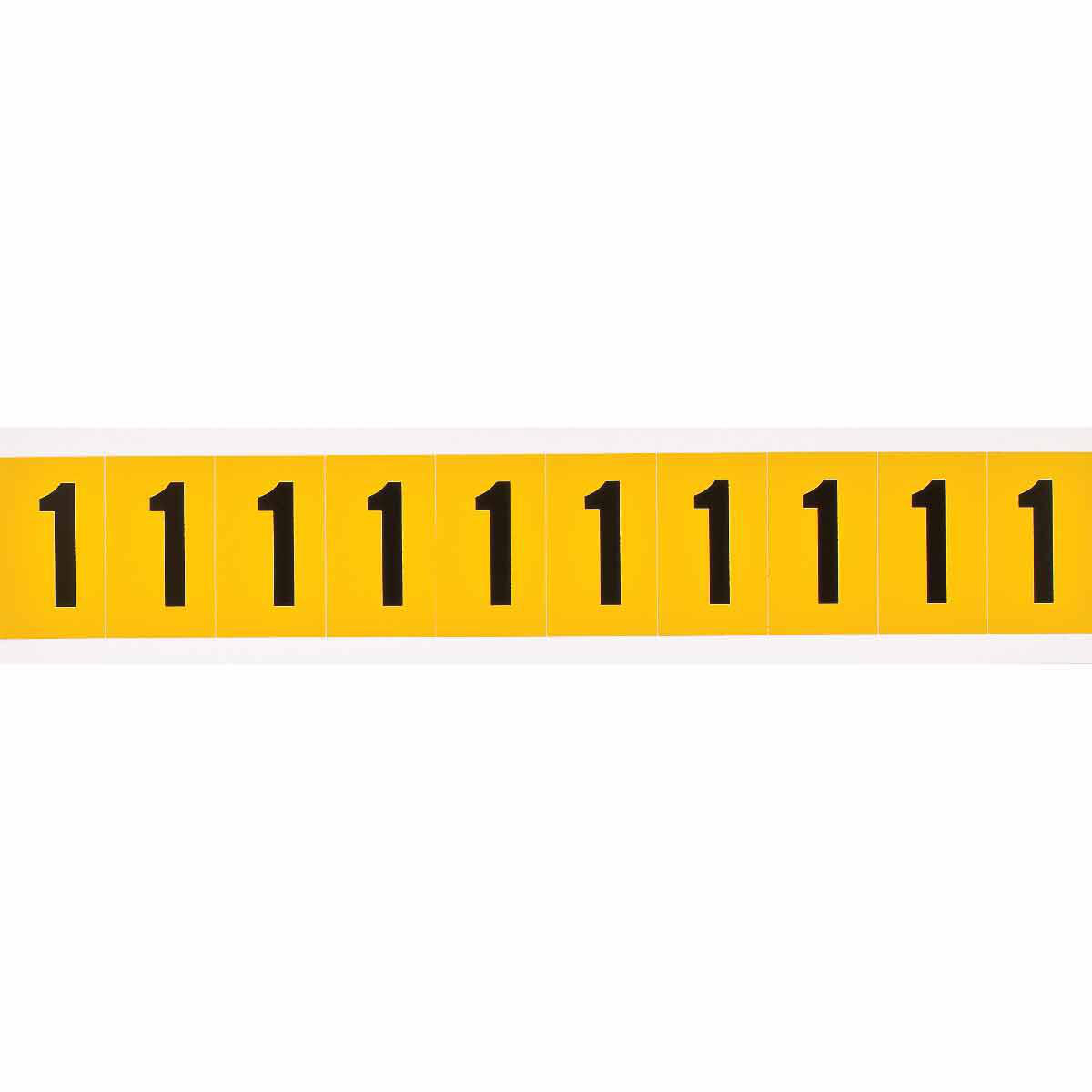 Product image for Label "1" pressure sensitive vinyl 1-1/2x7/8in