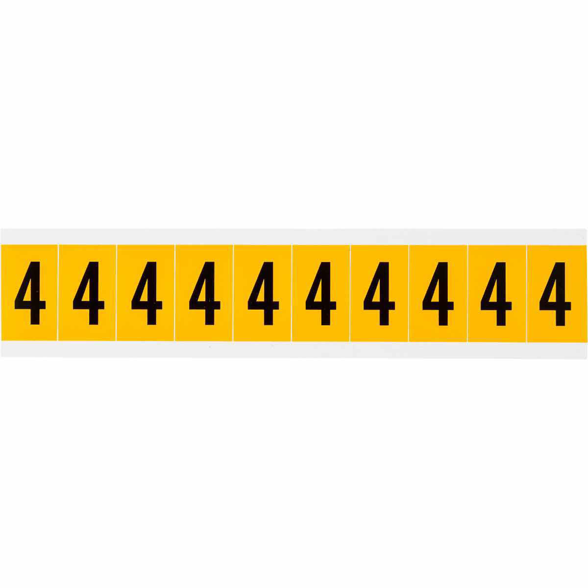 Product image for Label "4" pressure sensitive vinyl 1-1/2x7/8in