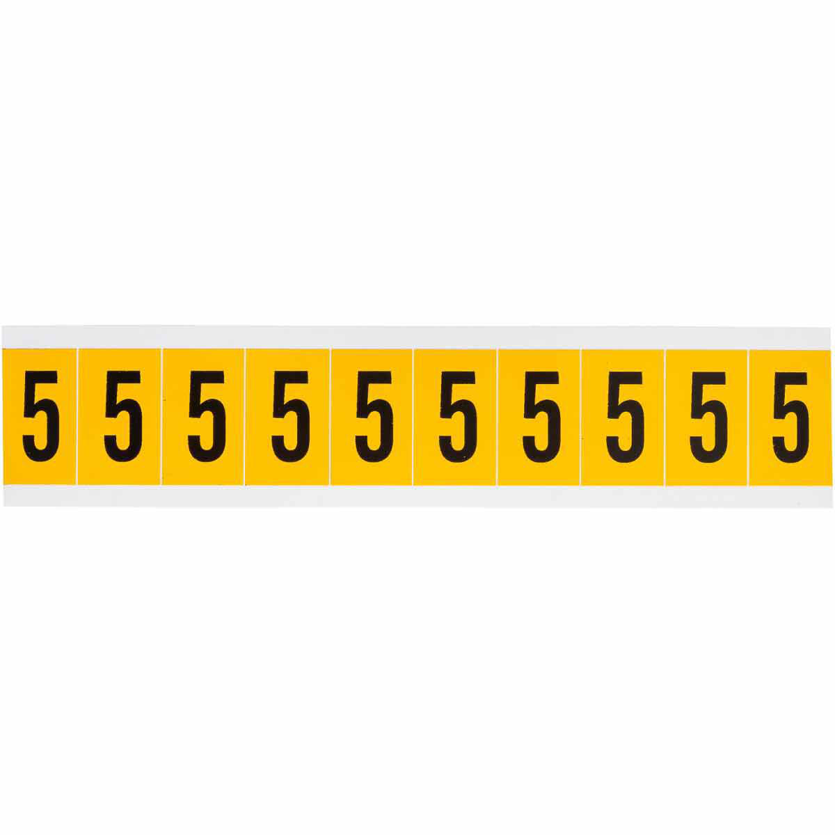 Product image for Label "5" pressure sensitive vinyl 1-1/2x7/8in