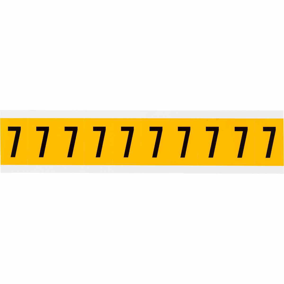 Product image for Label "7" pressure sensitive vinyl 1-1/2x7/8in