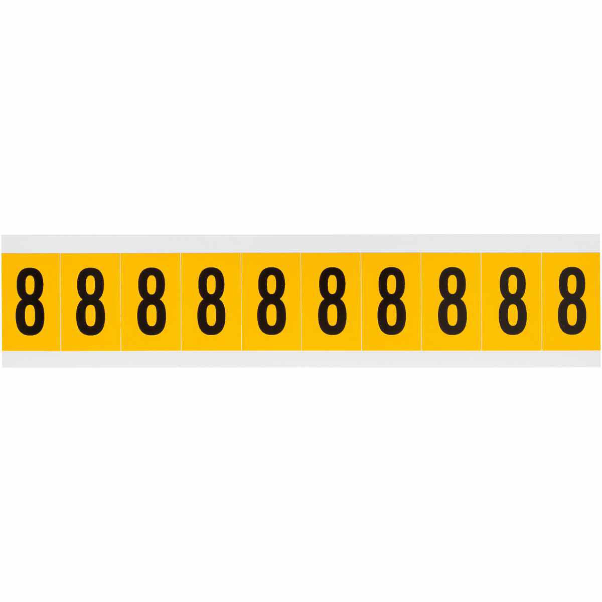 Product image for Label "8" pressure sensitive vinyl 1-1/2x7/8in