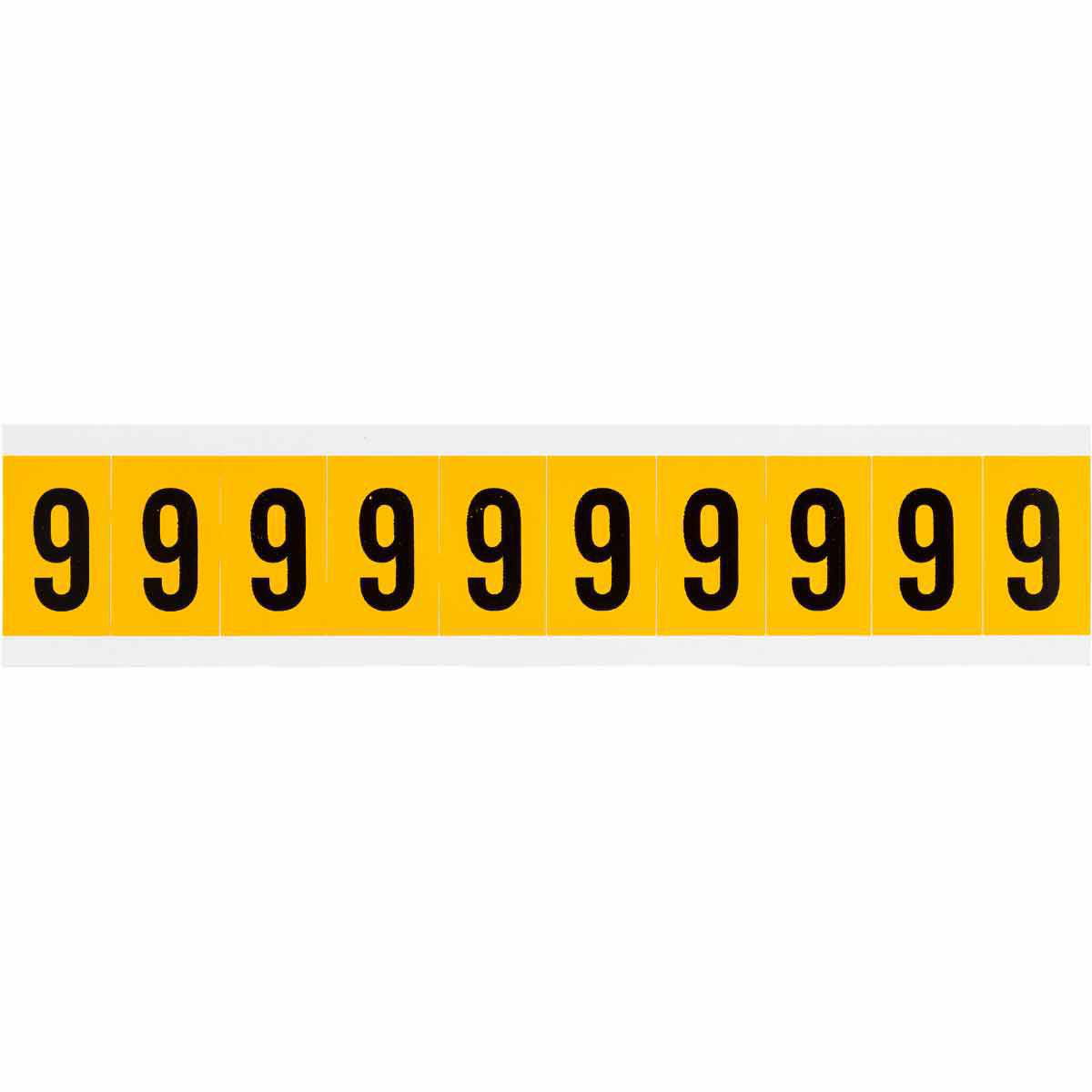 Product image for Label "9" pressure sensitive vinyl 1-1/2x7/8in