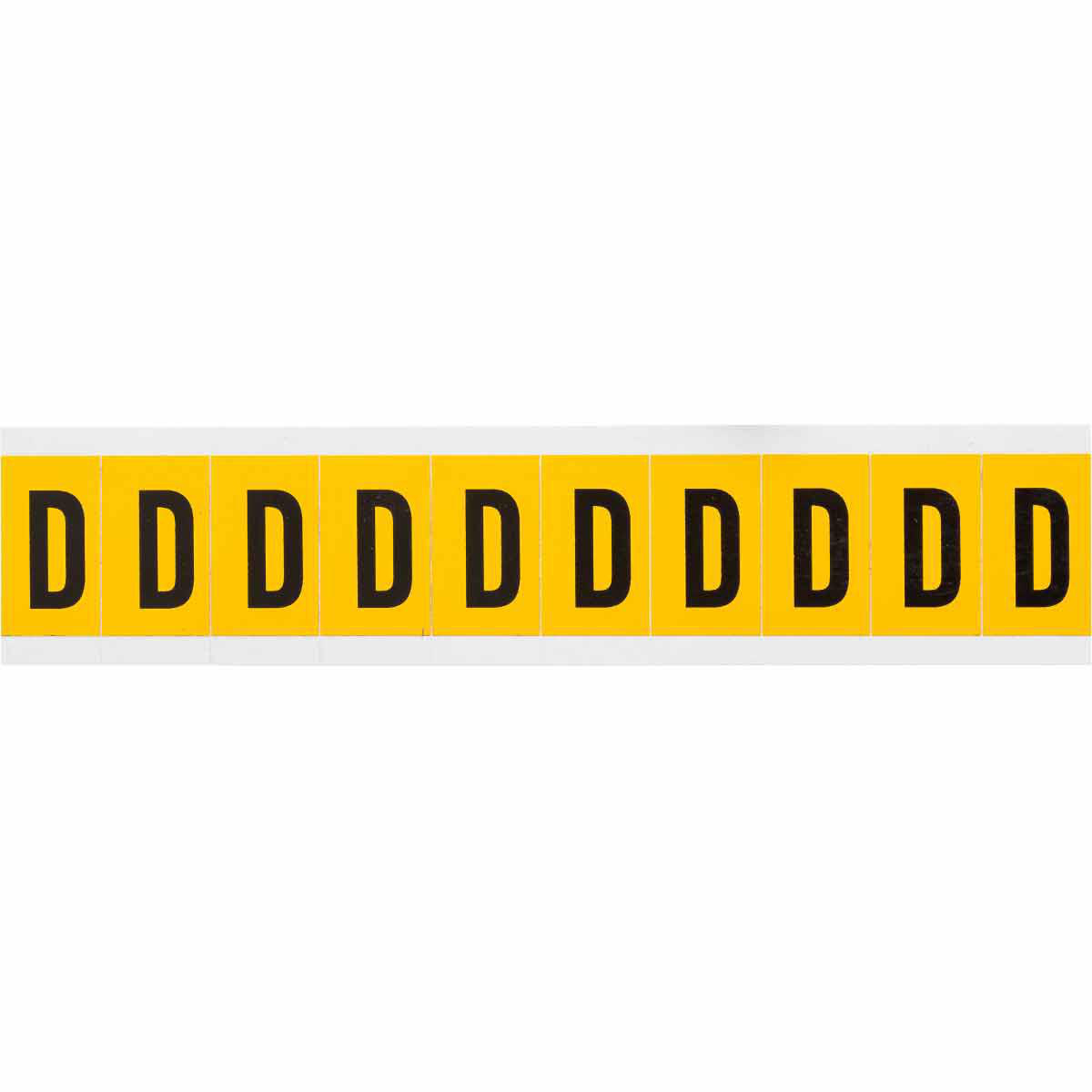Product image for Label "D" pressure sensitive vinyl 1-1/2x7/8in