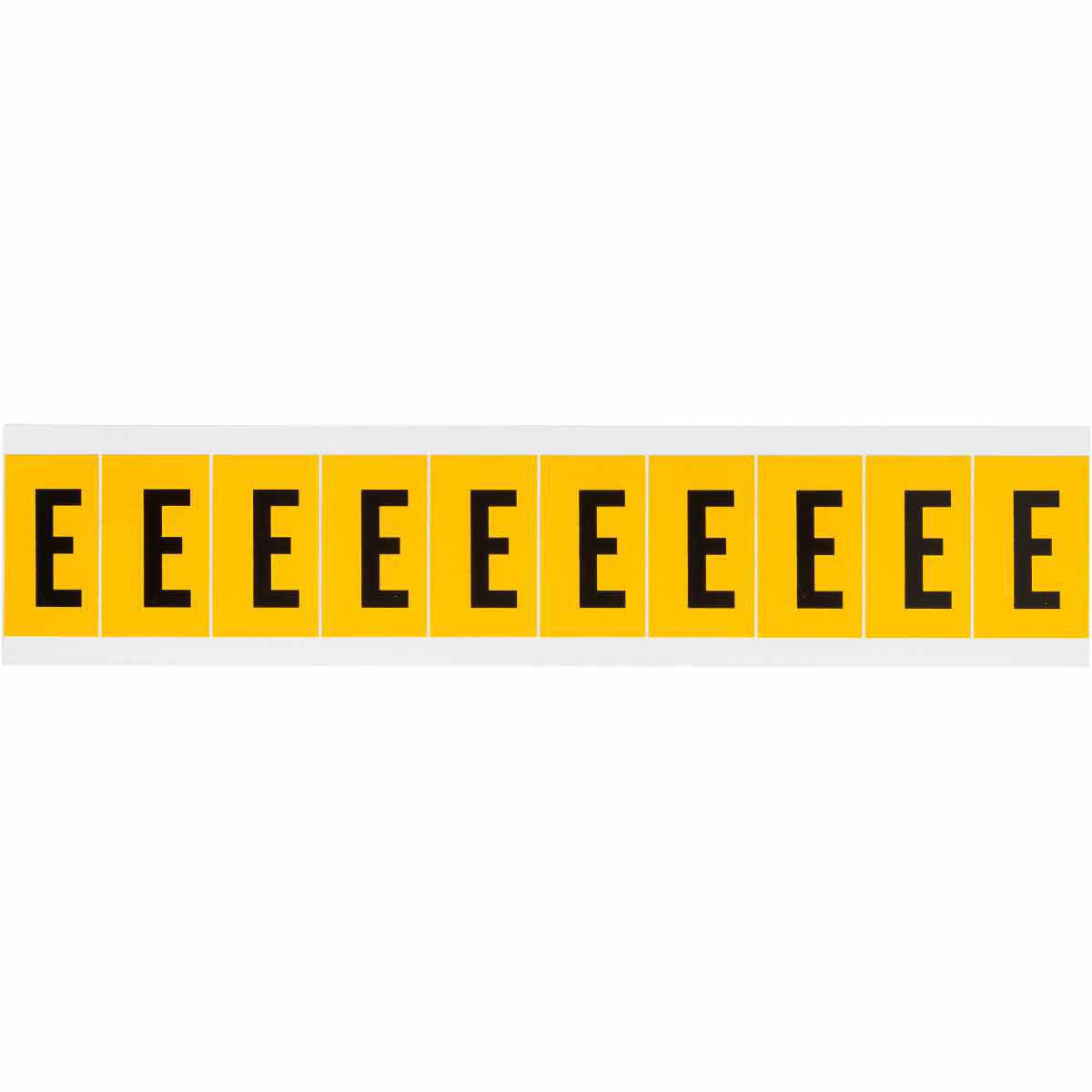 Product image for Label "E" pressure sensitive vinyl 1-1/2x7/8in