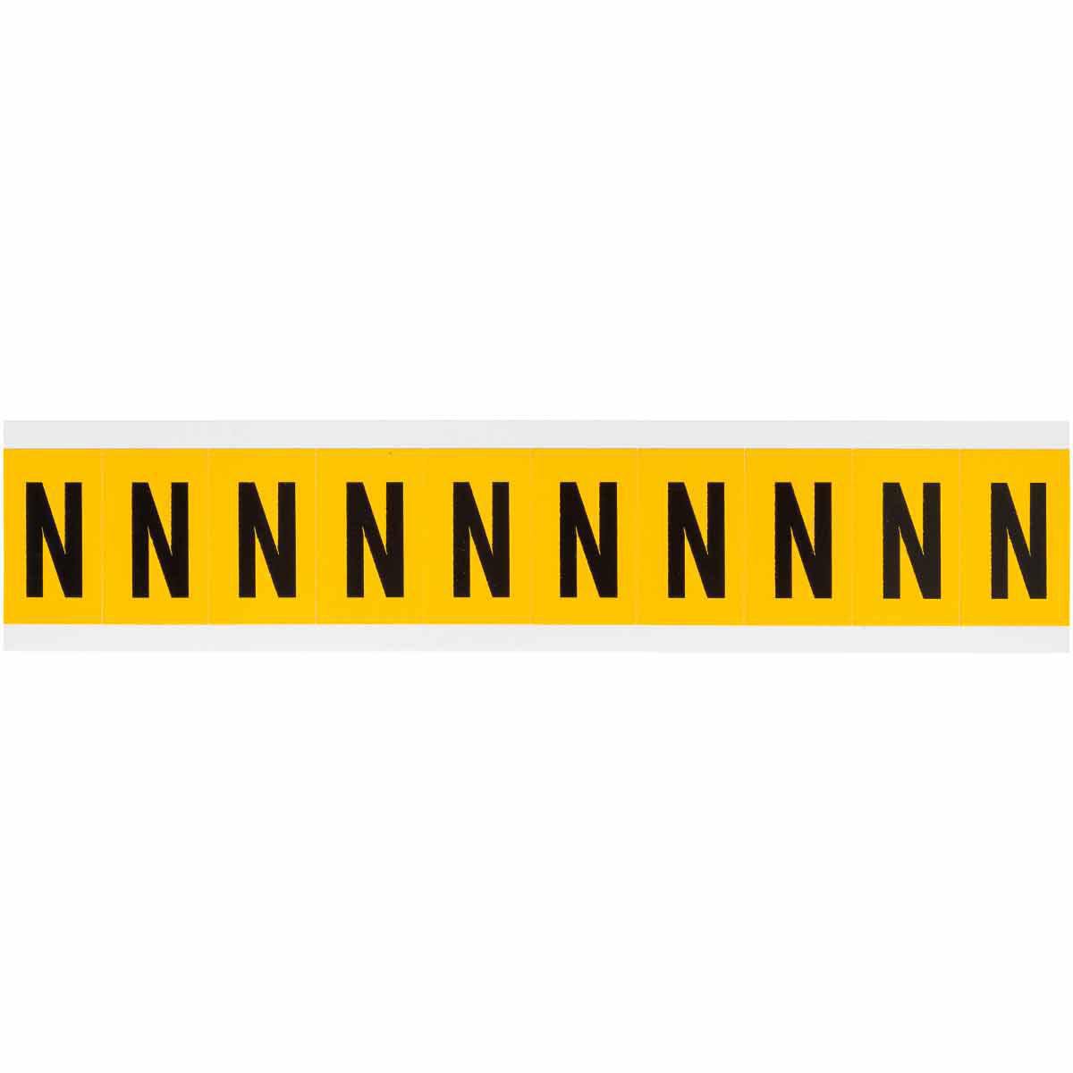Product image for Label "N" pressure sensitive vinyl 1-1/2x7/8in