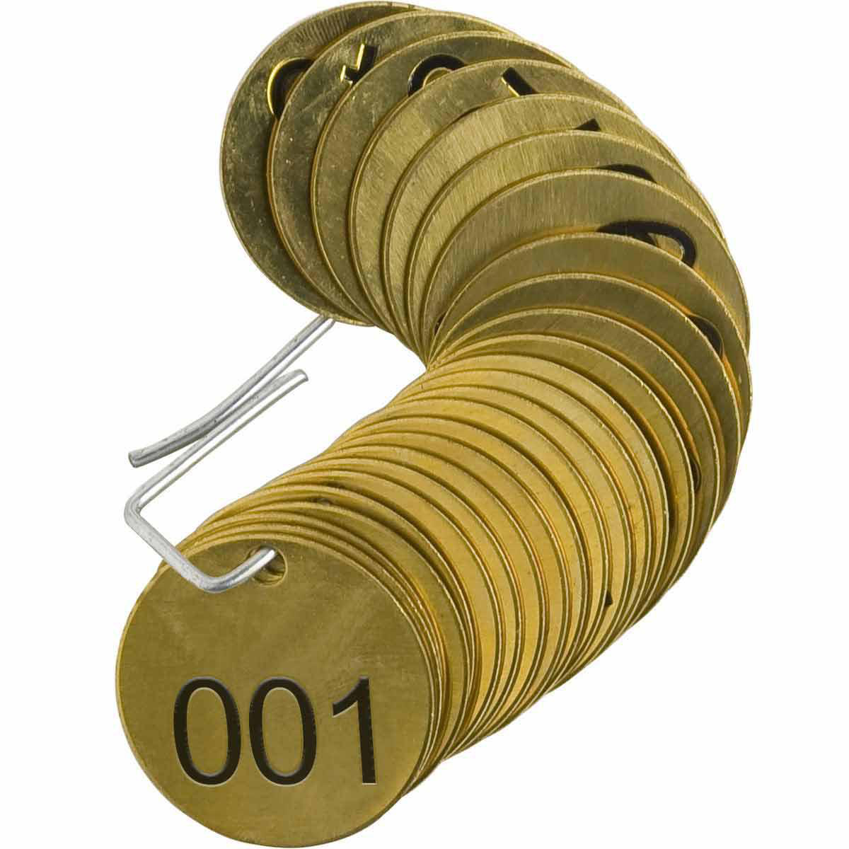 Product image for Tag valve stamped brass 1-25 number 1-1/2in