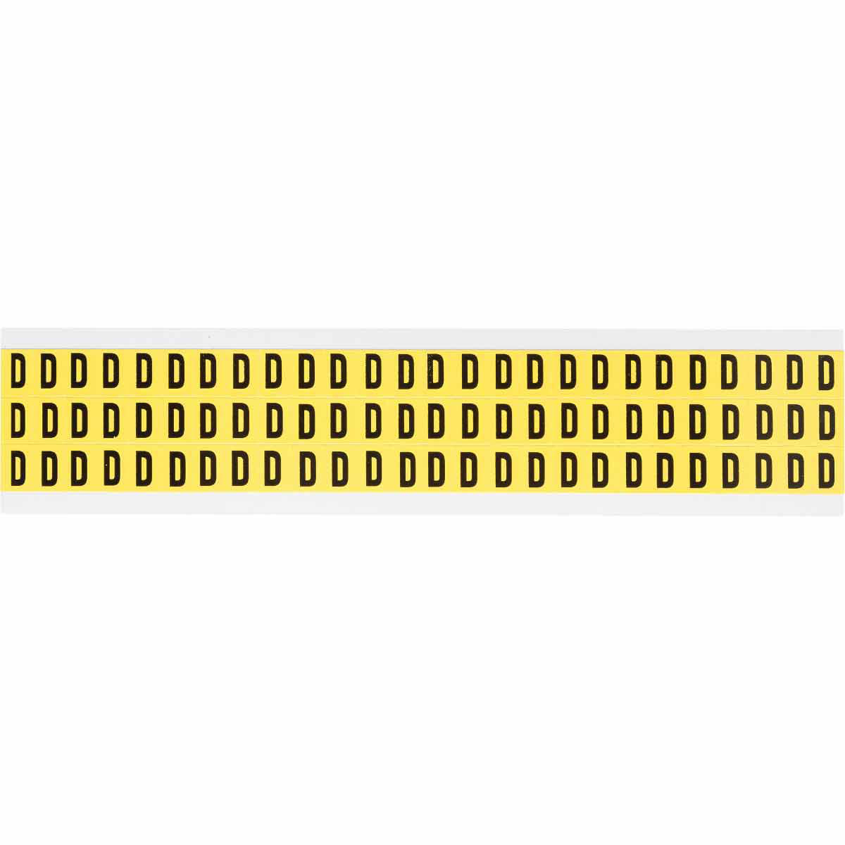 Product image for Marker label legend-D vinyl cloth yellow